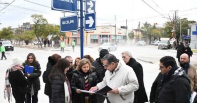 La intendente Fuentes habilitó un nuevo tramo de la repavimentación de la Av. Colón