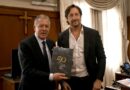 El Jefe de Gabinete, Elías Suárez, recibió al Presidente de la Fundación El Libro