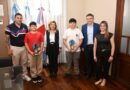La intendente Fuentes recibió a deportistas locales ganadores de la quinta fecha del Campeonato Argentino de BMX