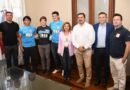 La intendente Fuentes recibió a jugadores de la Selección Santiagueña de Rugby Sub 17