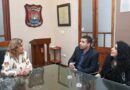 La intendente Fuentes recibió en el salón de acuerdos a directivos de la Casa de la Cultura Árabe