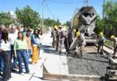 La intendente Fuentes supervisó la obra de pavimentación de 17 cuadras en el barrio Sixto Palavecino