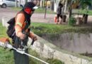 El municipio trabaja en el corte de malezas en la Avenida Circunvalación