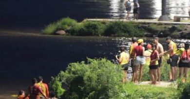 Intensa búsqueda de un adolescente que se arrojó al río Dulce desde un puente de la autopista