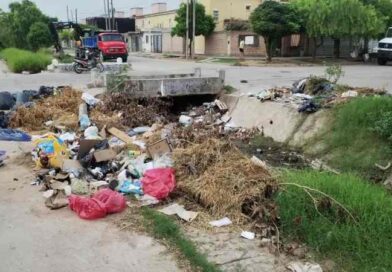 La Capital trabaja en la limpieza y mantenimiento de los desagües del barrio Siglo XX