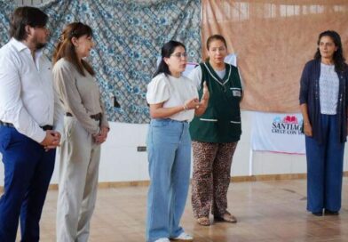 Inicio del programa Santiago Crece con Vos en Fernández