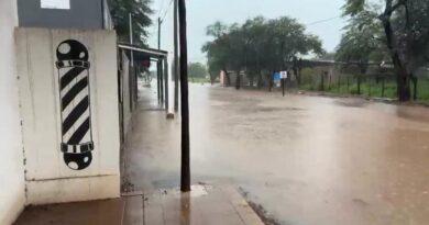 Un domingo bajo agua: temporal puso en jaque a Juríes y Añatuya