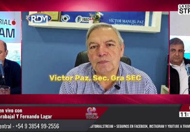 Víctor Paz (Sindicato de Comercio): “no se puede confundir a los empleados si no hay actividad”