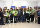 La intendente Fuentes entregó 340 uniformes de trabajo al personal de Tránsito y Transporte