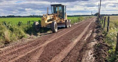El Municipio de Fernández mostró el avance de obras en caminos rurales