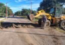 Fernández: intensos trabajos de arreglos de calzada