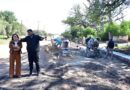 La intendente Iturre supervisó trabajos en avenida San Martín Prolongación