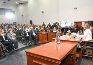 La intendente Fuentes dijo que gobernó en una Argentina atravesada por la incertidumbre económica.