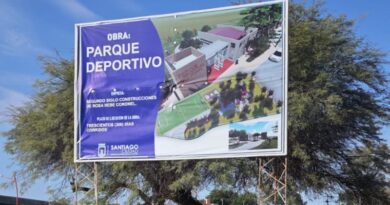 La Intendente Fuentes supervisó el avance de obras del Parque Deportivo