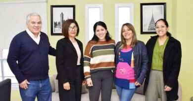 La intendente recibió hoy a la nueva vicedirectora de los jardines municipales