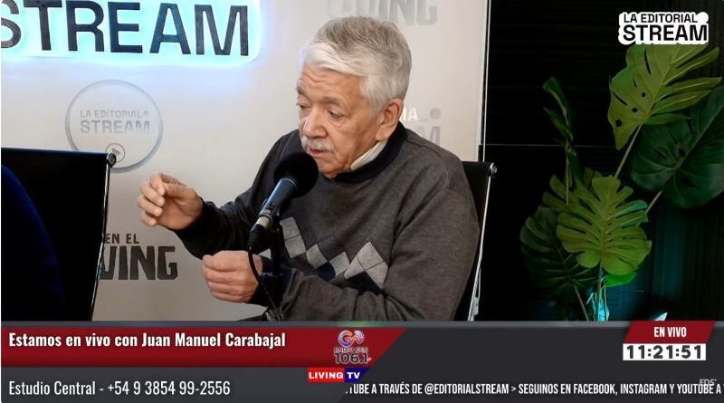 Juancho se anima al streaming en la mañana de la Editorial Stream