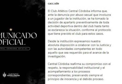 Central Córdoba decidió apartar al jugador de la Reserva denunciado por abuso sexual