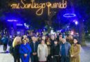 La intendente Fuentes y el secretario Benavente habilitaron el encendido de luces ornamentales del microcentro por el mes aniversario de la ciudad