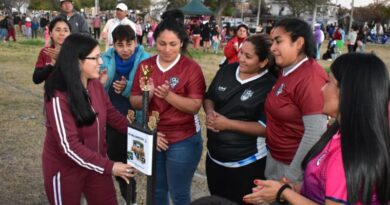 Vibrante torneo de fútbol femenino en el marco de los festejos por el mes aniversario de Fernández