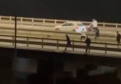 Bandas rivales se enfrentaron a los tiros y “piedrazos” en plena Autopista Santiago-La Banda