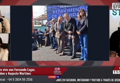 Fuentes inauguró la obra de repavimentación de 58 cuadras de la Avenida Colón