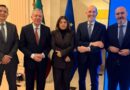 El Gobernador Elías Suárez compartió un encuentro en la Embajada de Italia