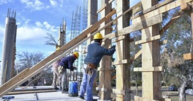 La caída de ventas de materiales para la construcción fue de 6,5% interanual y 0,8% contra junio