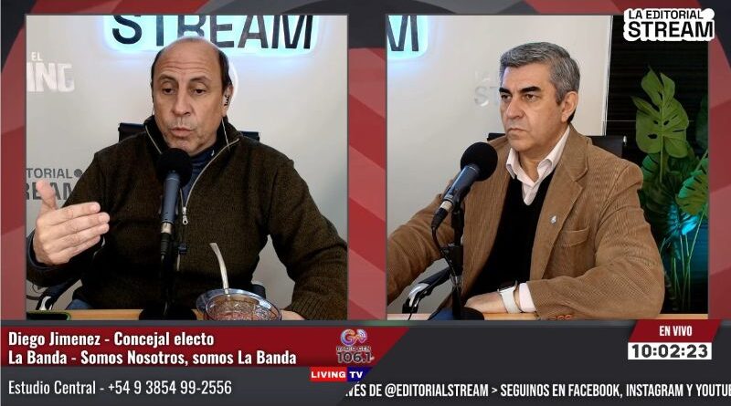 Diego Jiménez: “construir y controlar será nuestro rol como oposición en La Banda”