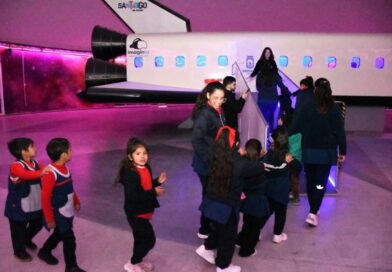 Jardines de infantes municipales iniciaron el programa de visitas guiadas al simulador Espacial