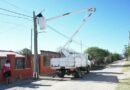 La Municipalidad concretó trabajos de mejoras del alumbrado en los barrios San Martín, Industria, Mosconi y Aeropuerto