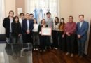 La intendente Fuentes recibió a una comisión de estudiantes de la carrera de Agrimensura de la UNSE