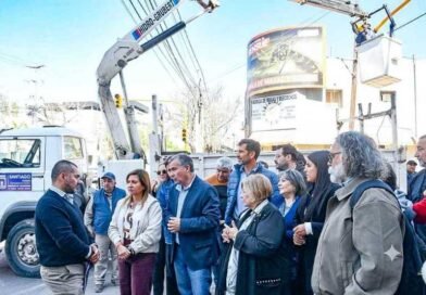 La intendente Fuentes destacó el incrementó en un 40 % la cantidad de esquinas con nuevos semáforos