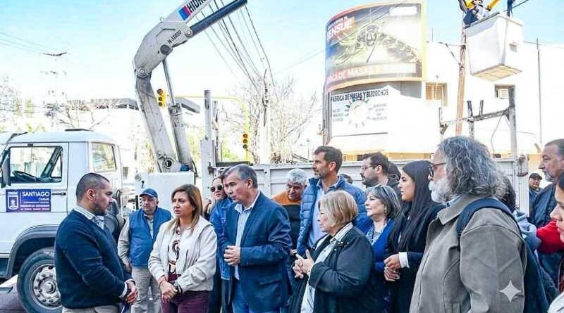 La intendente Fuentes destacó el incrementó en un 40 % la cantidad de esquinas con nuevos semáforos