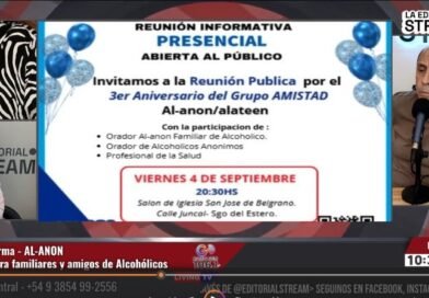 Al-Anon invita a una charla abierta informativa