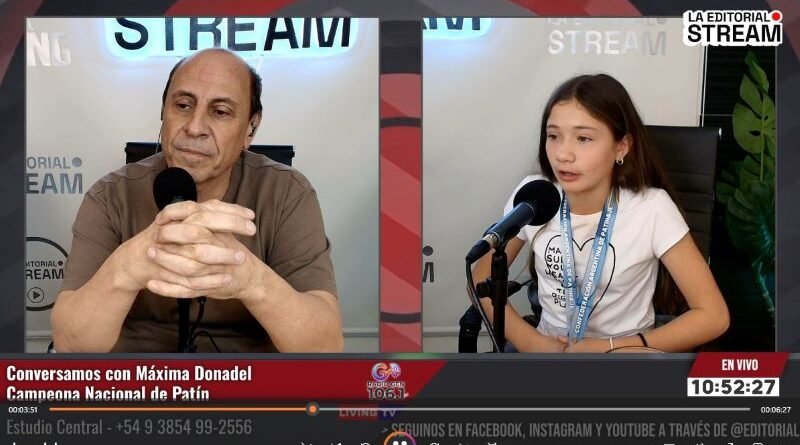 Máxima Donadel ganó el Torneo Nacional de Patín representando a la provincia