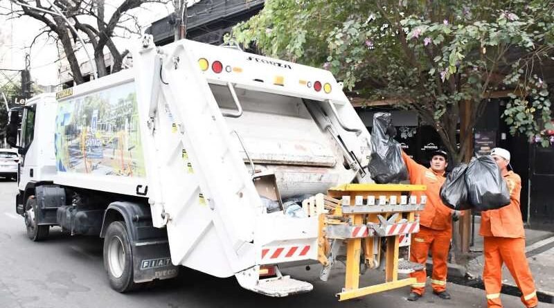 La Municipalidad informó que el lunes feriado se cumplirá con el servicio de recolección de residuos