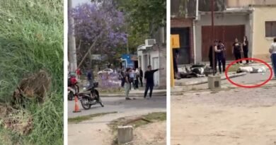 Las imágenes de los segundos posteriores al trágico accidente en el que murió el policía