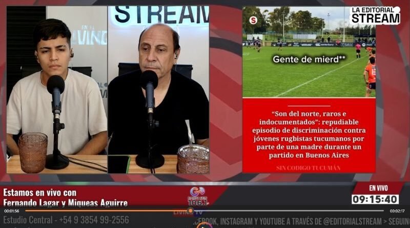 Rugby Champagne… los comentarios racistas a jugadores tucumanos en una cancha de Bs.As.