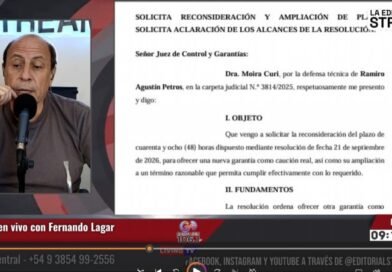 Estafas Millonarias: Curi presentó documentación ratificando su representación legal de Petros