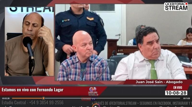 Juan Saín: “un Tribunal de Alzada decidirá la suerte de Diego Paris… para nosotros ya cumplió”