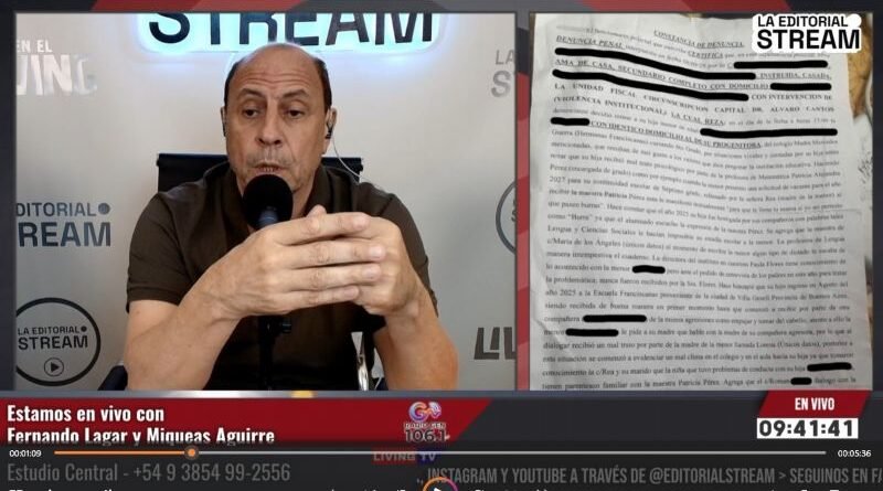 Denuncian hostigamiento y burlas contra una alumna de 6º Grado del Colegio de las Franciscanas