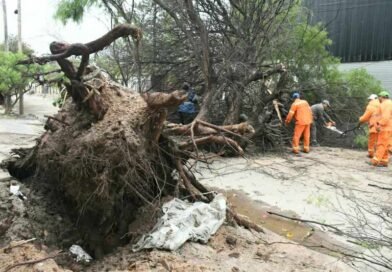 El Comité de Emergencia de la Municipalidad despliega un amplio operativo desde la madrugada